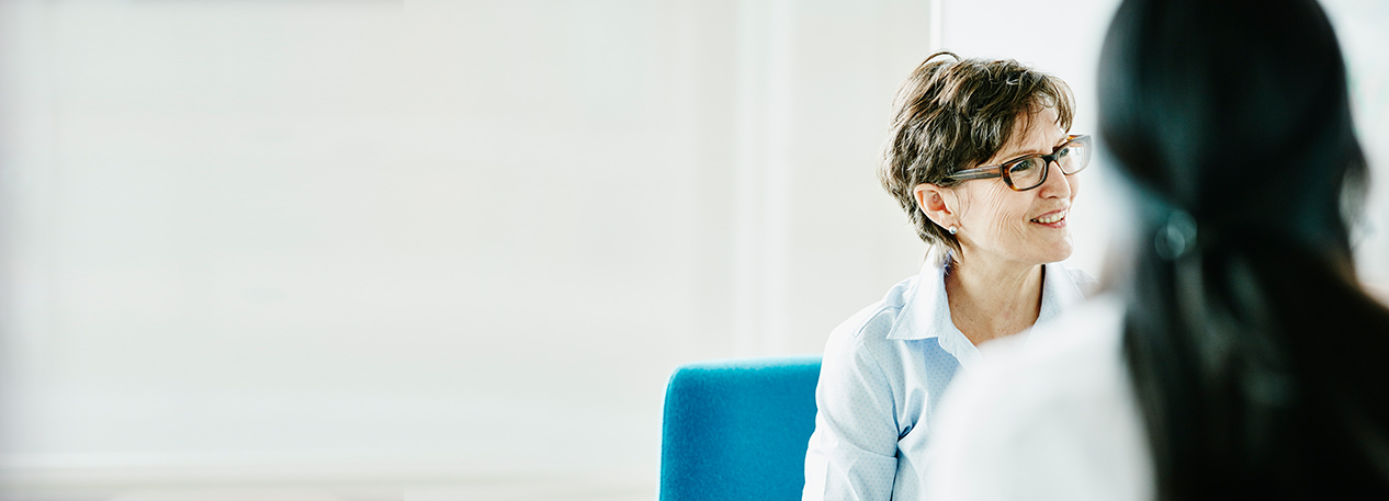 Women sitting at a desk